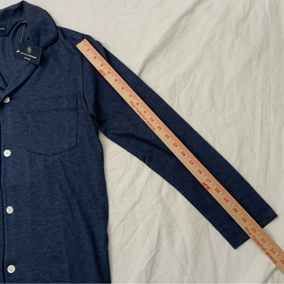 Hart Schaffner Marx Navy Blue Long Sleeve Button Up Sleepwear Shirt S or XL
New - Picture 7 of 16